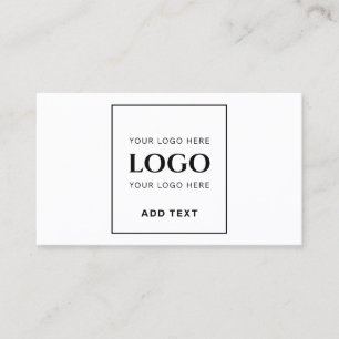 custom, unique, sleek & minimalist business card