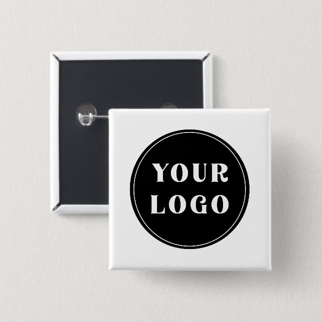 custom, unique, sleek & minimalist button (Front & Back)