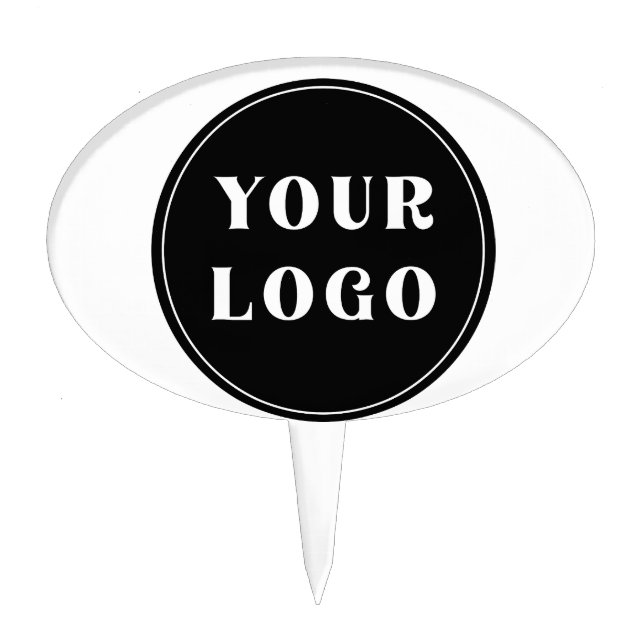 custom, unique, sleek & minimalist cake topper (Front)