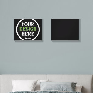 custom, unique, sleek & minimalist canvas photo tile