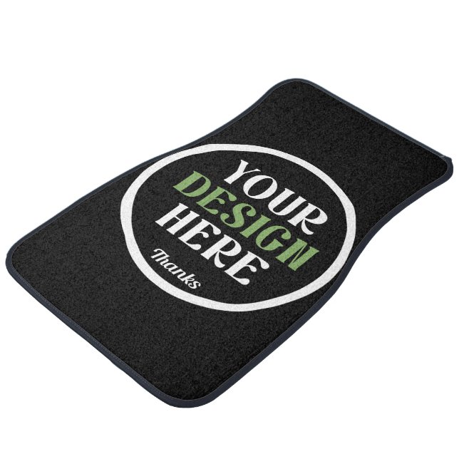 custom, unique, sleek & minimalist car floor mat (Angled)