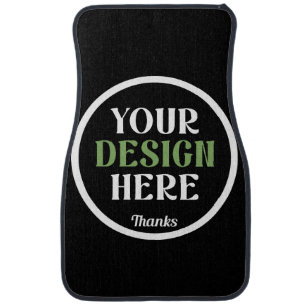 custom, unique, sleek & minimalist car floor mat