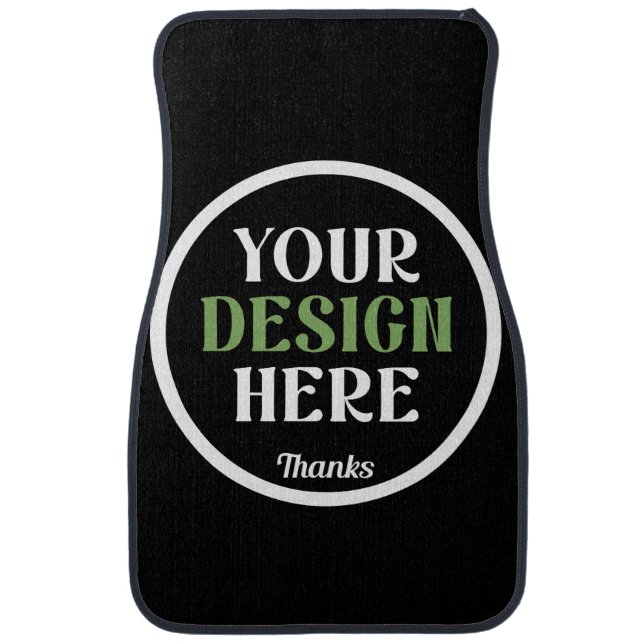 custom, unique, sleek & minimalist car floor mat (Front)