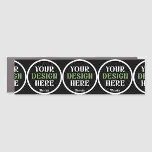 custom, unique, sleek & minimalist car magnet