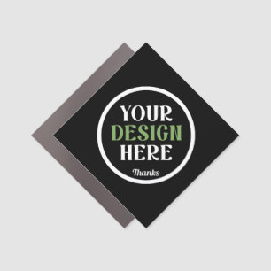 custom, unique, sleek & minimalist car magnet