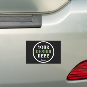custom, unique, sleek & minimalist car magnet