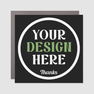 custom, unique, sleek & minimalist car magnet