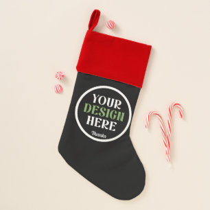 custom, unique, sleek & minimalist christmas stocking