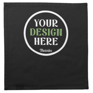 custom, unique, sleek & minimalist cloth napkin