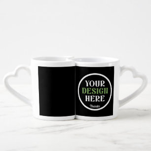 custom, unique, sleek & minimalist coffee mug set