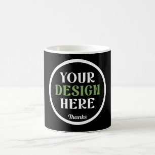 custom, unique, sleek & minimalist color morph mug