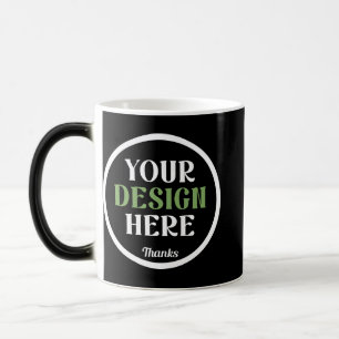 custom, unique, sleek & minimalist color morph mug