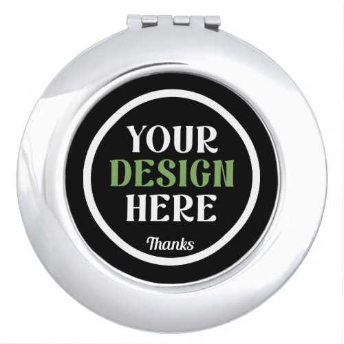 custom, unique, sleek & minimalist compact mirror