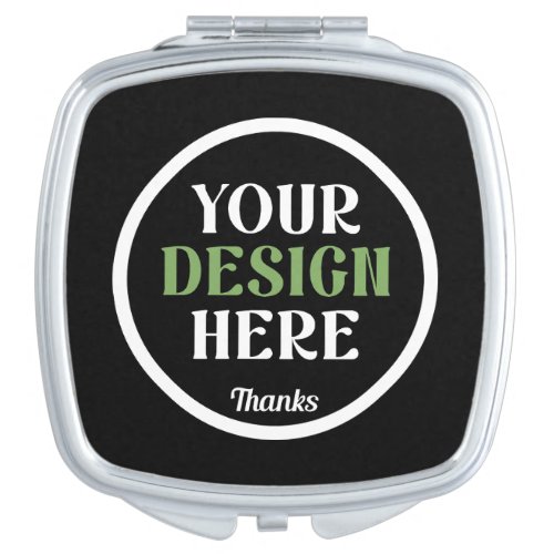 custom, unique, sleek & minimalist compact mirror