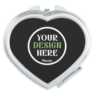 custom, unique, sleek & minimalist compact mirror