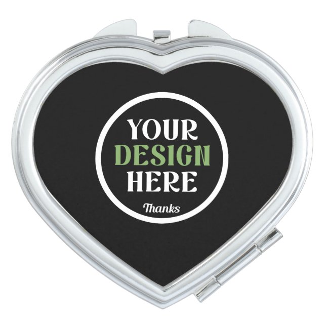custom, unique, sleek & minimalist compact mirror (Front)