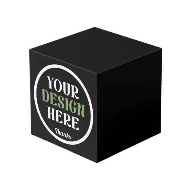 custom, unique, sleek & minimalist cube (Front Angled)