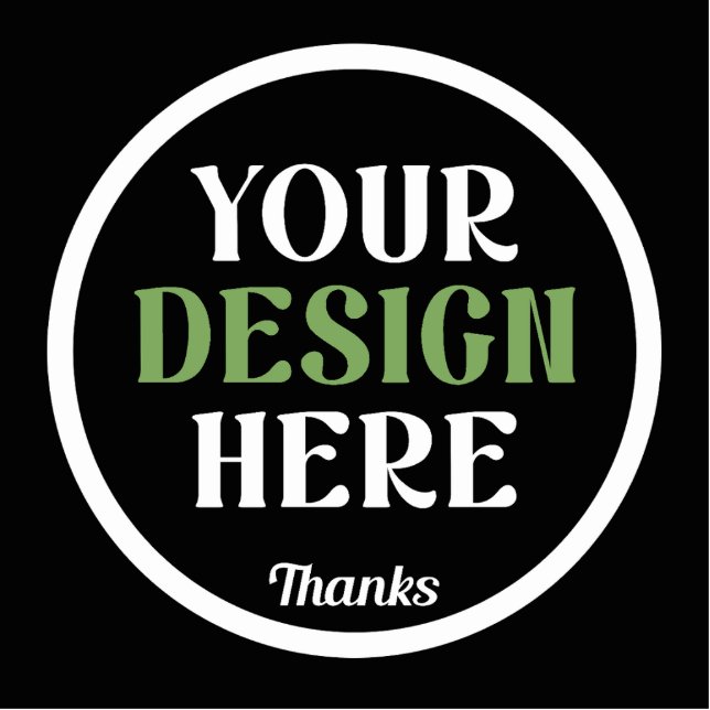 custom, unique, sleek & minimalist cutout (Front)