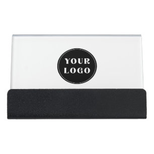 custom, unique, sleek & minimalist desk business card holder