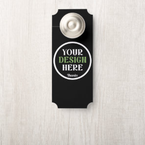 custom, unique, sleek & minimalist door hanger