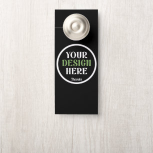 custom, unique, sleek & minimalist door hanger