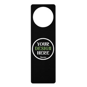 custom, unique, sleek & minimalist door hanger