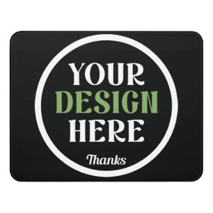 custom, unique, sleek & minimalist door sign