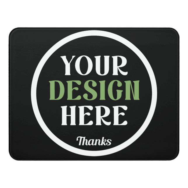 custom, unique, sleek & minimalist door sign (Contemporary Front)