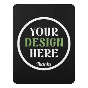 custom, unique, sleek & minimalist door sign