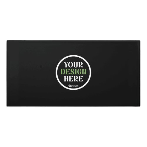custom, unique, sleek & minimalist door sign