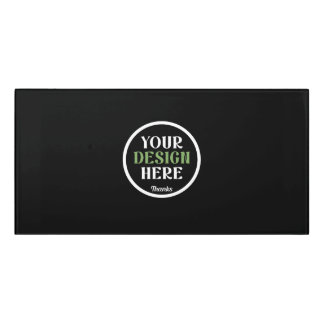 custom, unique, sleek & minimalist door sign
