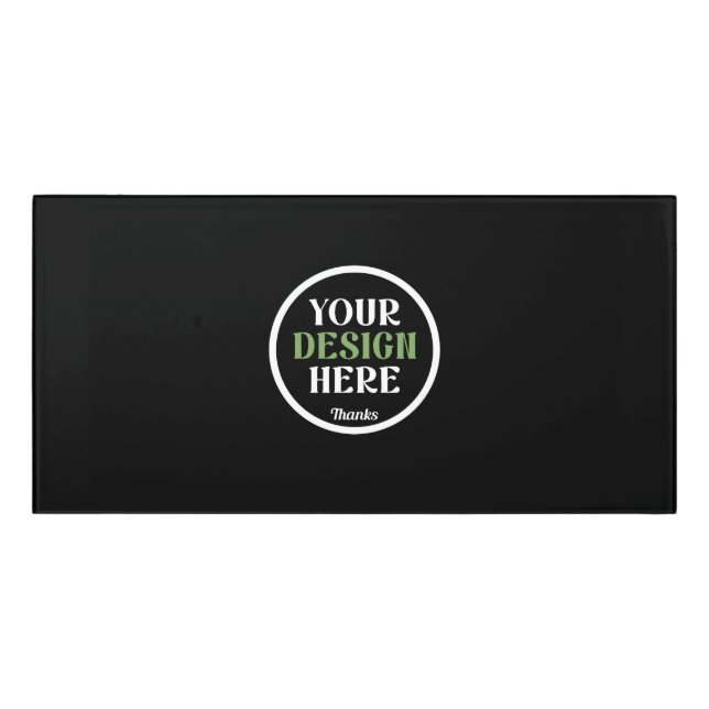 custom, unique, sleek & minimalist door sign (Classic Front)