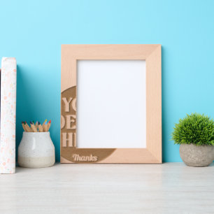custom, unique, sleek & minimalist engraved frames