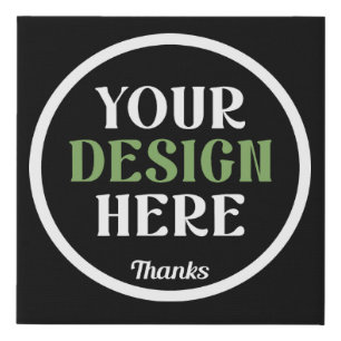 custom, unique, sleek & minimalist faux canvas print