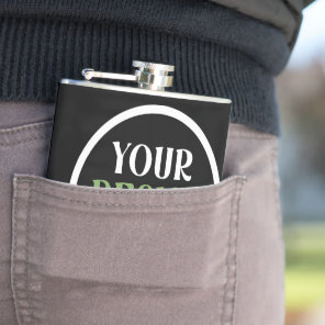 custom, unique, sleek & minimalist flask