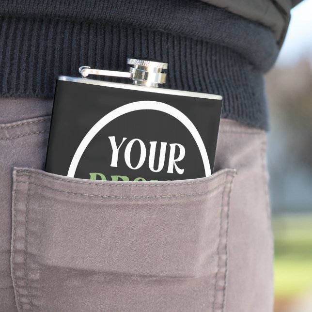 custom, unique, sleek & minimalist flask (In Situ)