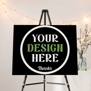 custom, unique, sleek & minimalist foam board