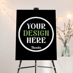 custom, unique, sleek & minimalist foam board