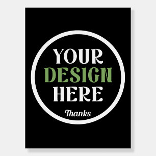 custom, unique, sleek & minimalist foam board