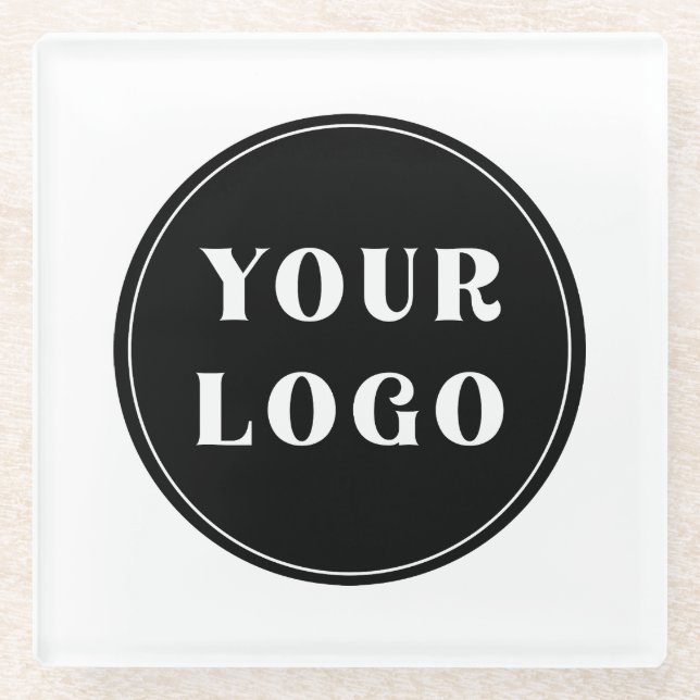 custom, unique, sleek & minimalist glass coaster (Front)