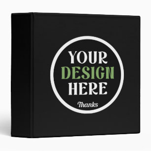 custom, unique, sleek & minimalist hershey®'s kiss 3 ring binder