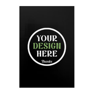 custom, unique, sleek & minimalist hershey®'s kiss acrylic print