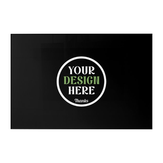 custom, unique, sleek & minimalist hershey®'s kiss acrylic print (Front)