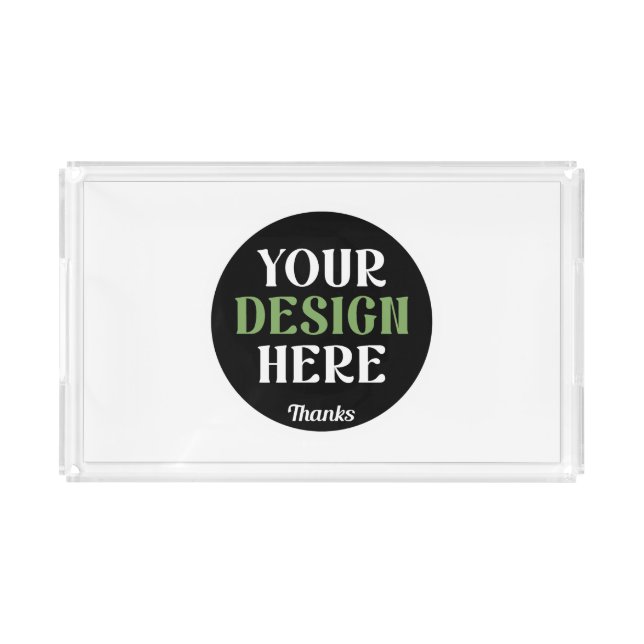 custom, unique, sleek & minimalist hershey®'s kiss acrylic tray (Front)