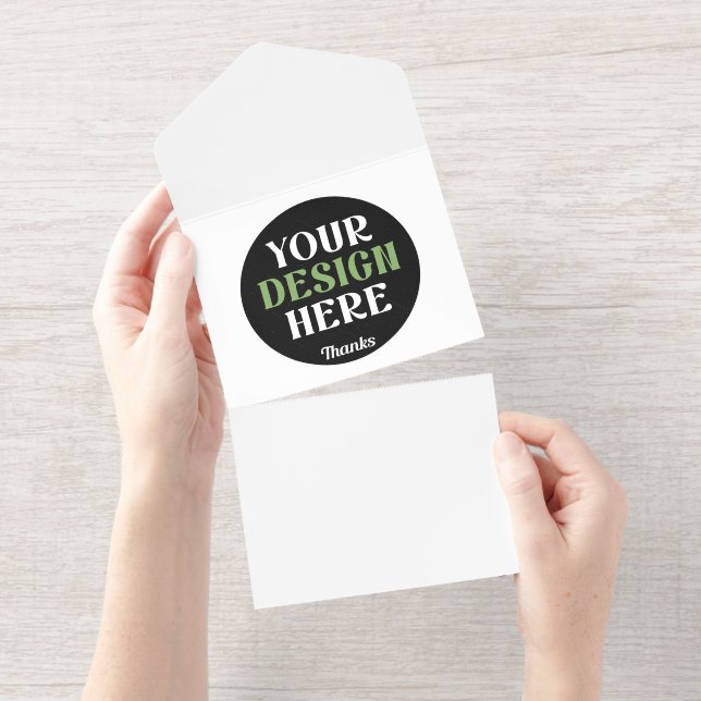 custom, unique, sleek & minimalist hershey®'s kiss all in one invitation  (Tearaway)