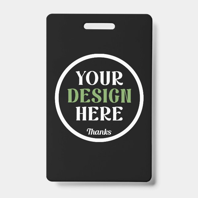 custom, unique, sleek & minimalist hershey®'s kiss badge (Front)