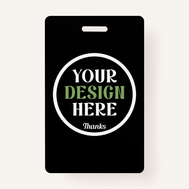 custom, unique, sleek & minimalist hershey®'s kiss badge (Front)