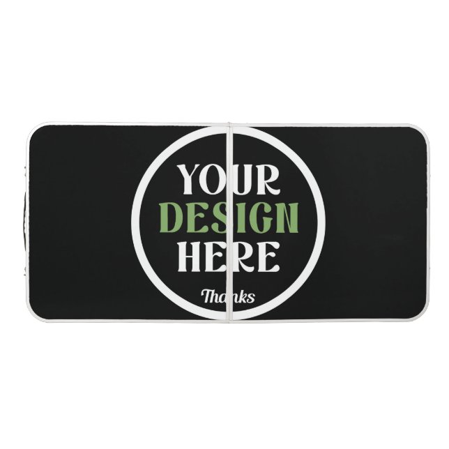 custom, unique, sleek & minimalist hershey®'s kiss beer pong table (Top)