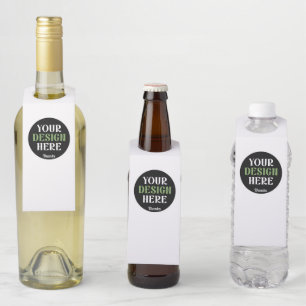 custom, unique, sleek & minimalist hershey®'s kiss bottle hanger tag