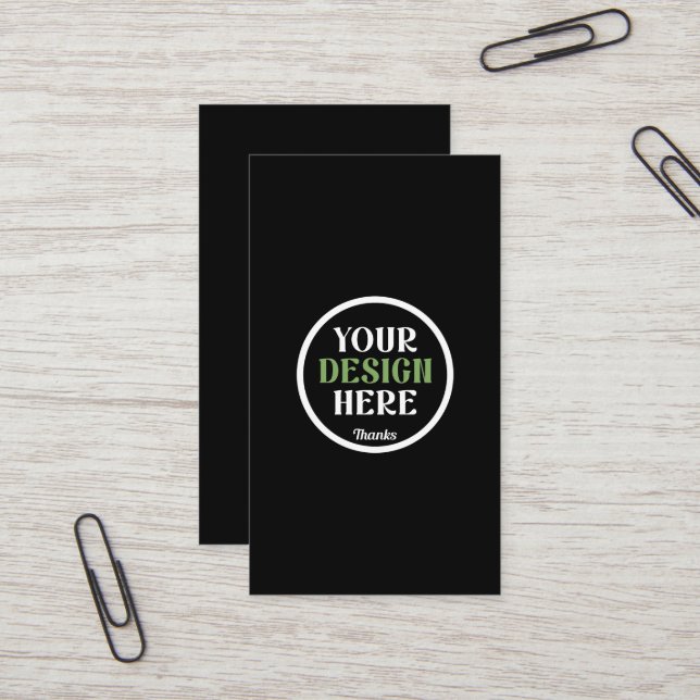 custom, unique, sleek & minimalist hershey®'s kiss business card (Front/Back In Situ)